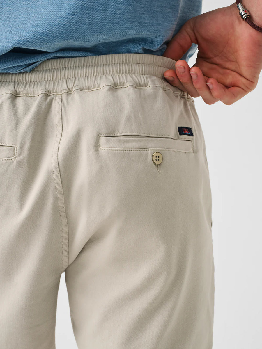 Faherty Essential Drawstring Short in Birch