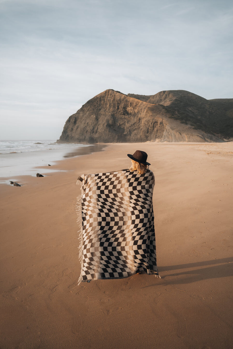 Sackcloth + Ashes Checkered Topanga Throw Blanket
