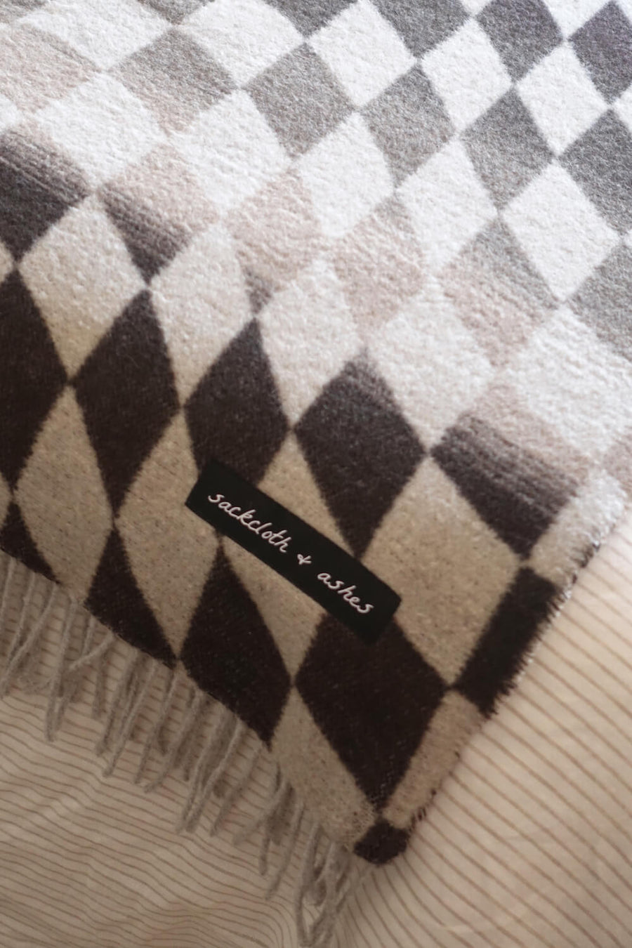 Sackcloth + Ashes Checkered Topanga Throw Blanket