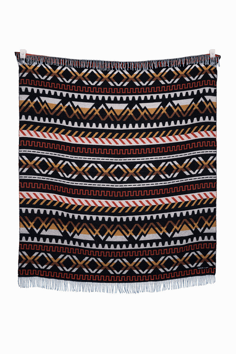 Sackcloth + Ashes Ridgeline Rockies Throw Blanket
