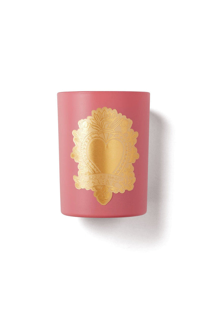 Saint Candles Ex-Voto Pink Sacred Heart 14Oz