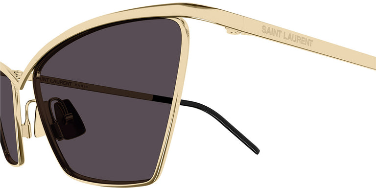 Saint Laurent SL637 003 Cat Eye Sunglasses - Gold/Black Saint Laurent Eyewear Sl 637 Sunglasses | italist main image 4