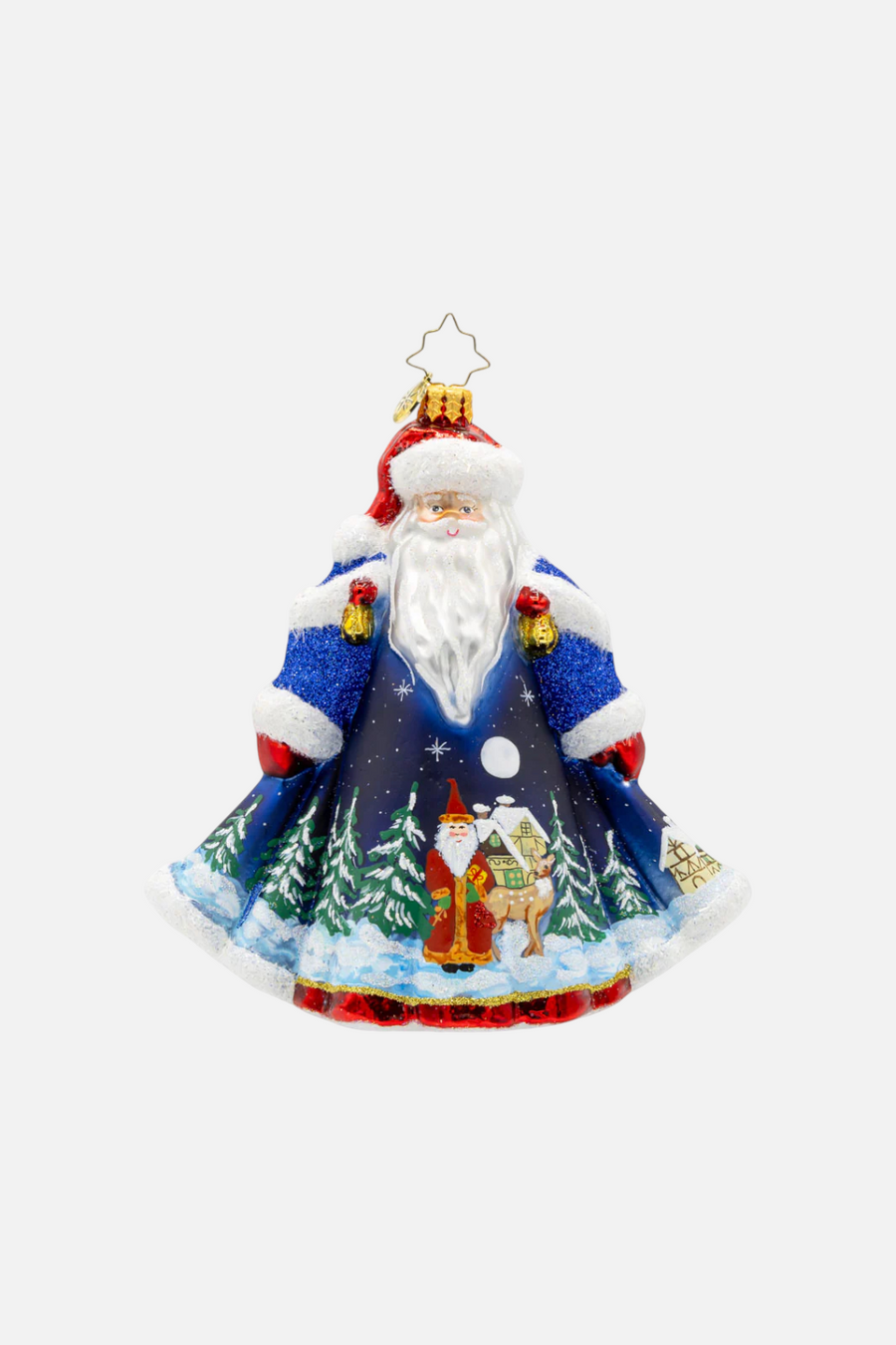 Santa Of The Midnight Sky Ornament