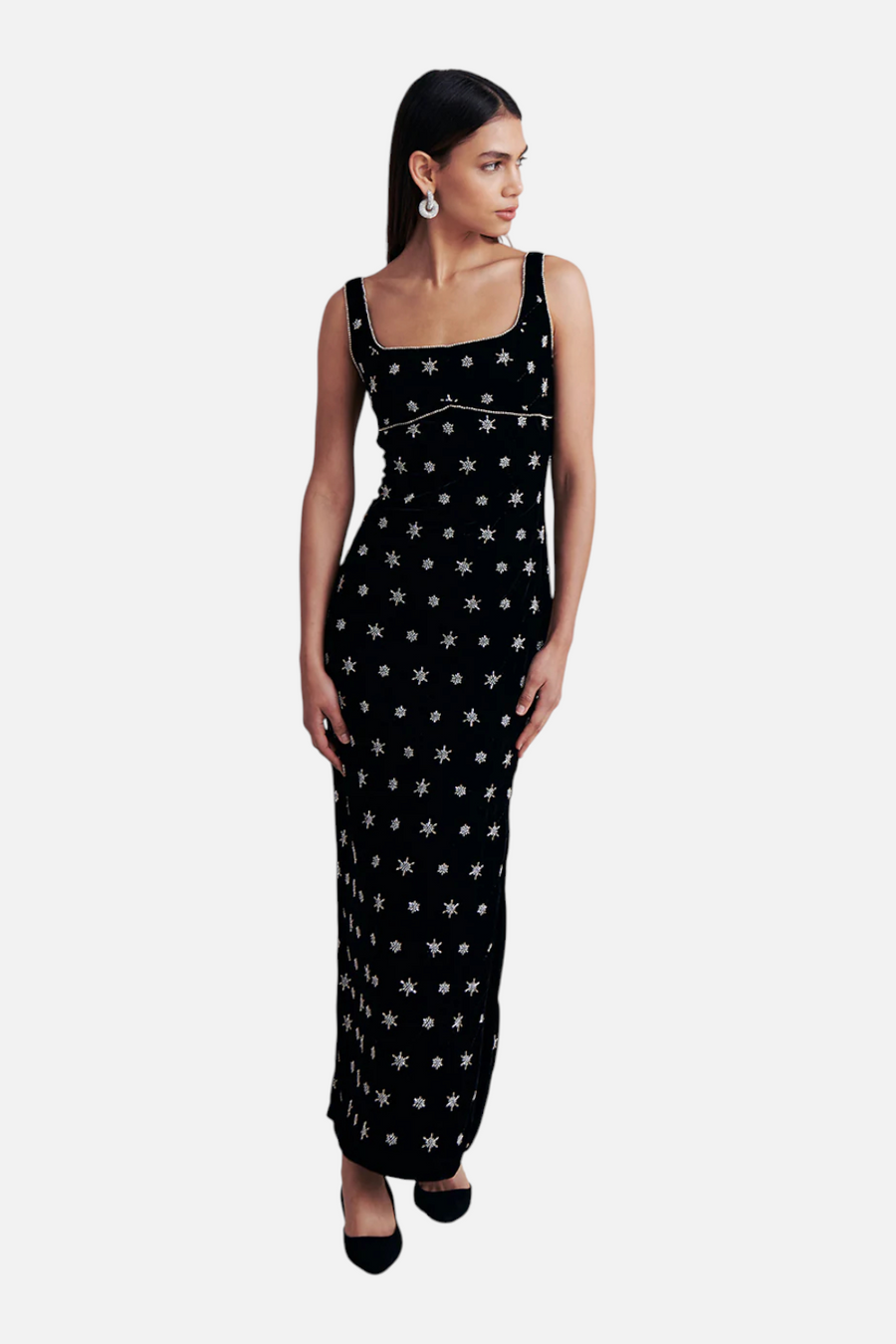 Saylor Emrys Maxi Dress in Black