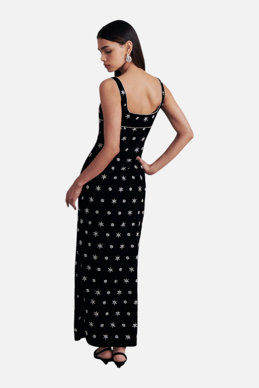 Saylor Emrys Maxi Dress in Black