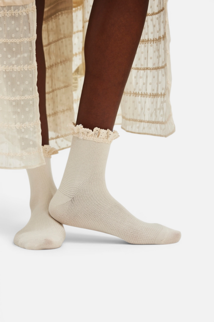 Free People Beloved Waffle Knit Ankle Sock