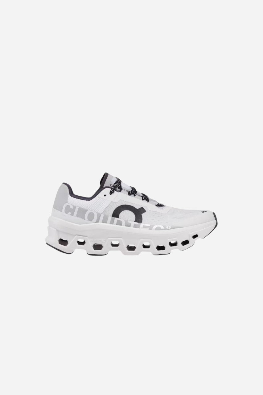 靴 On Cloudmonster 61.98434 Men's On Cloudmonster Running Shoes All White 61.98434 US size 7