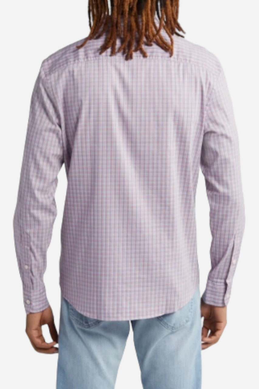 Faherty Movement Shirt Lakeside Rose P