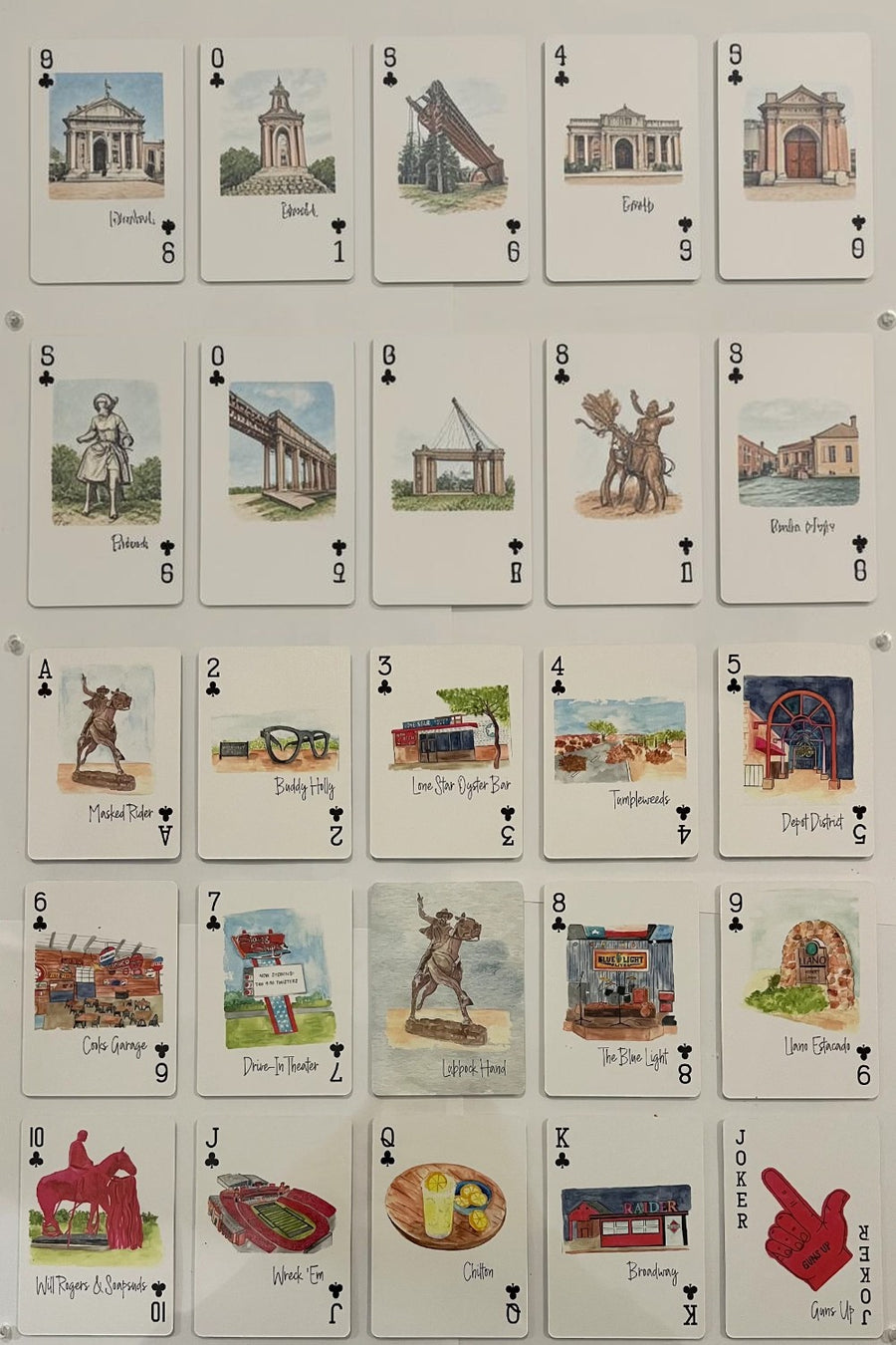 Fort 52 Lubbock Hand Playing Cards