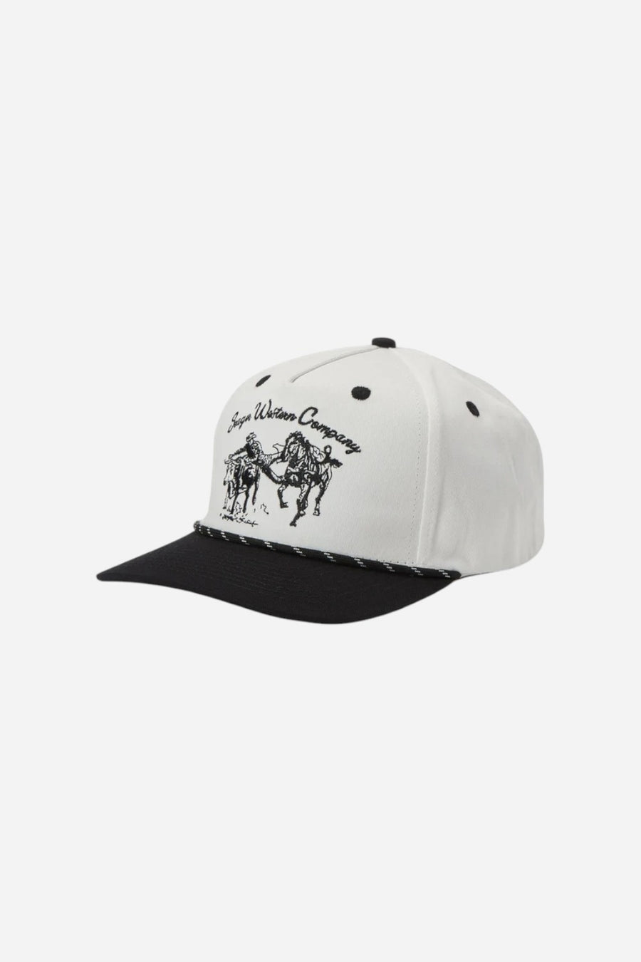 Seager Los Rios Canvas Snapback Cream/Black