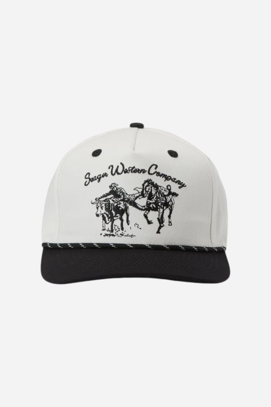 Seager Los Rios Canvas Snapback Cream/Black