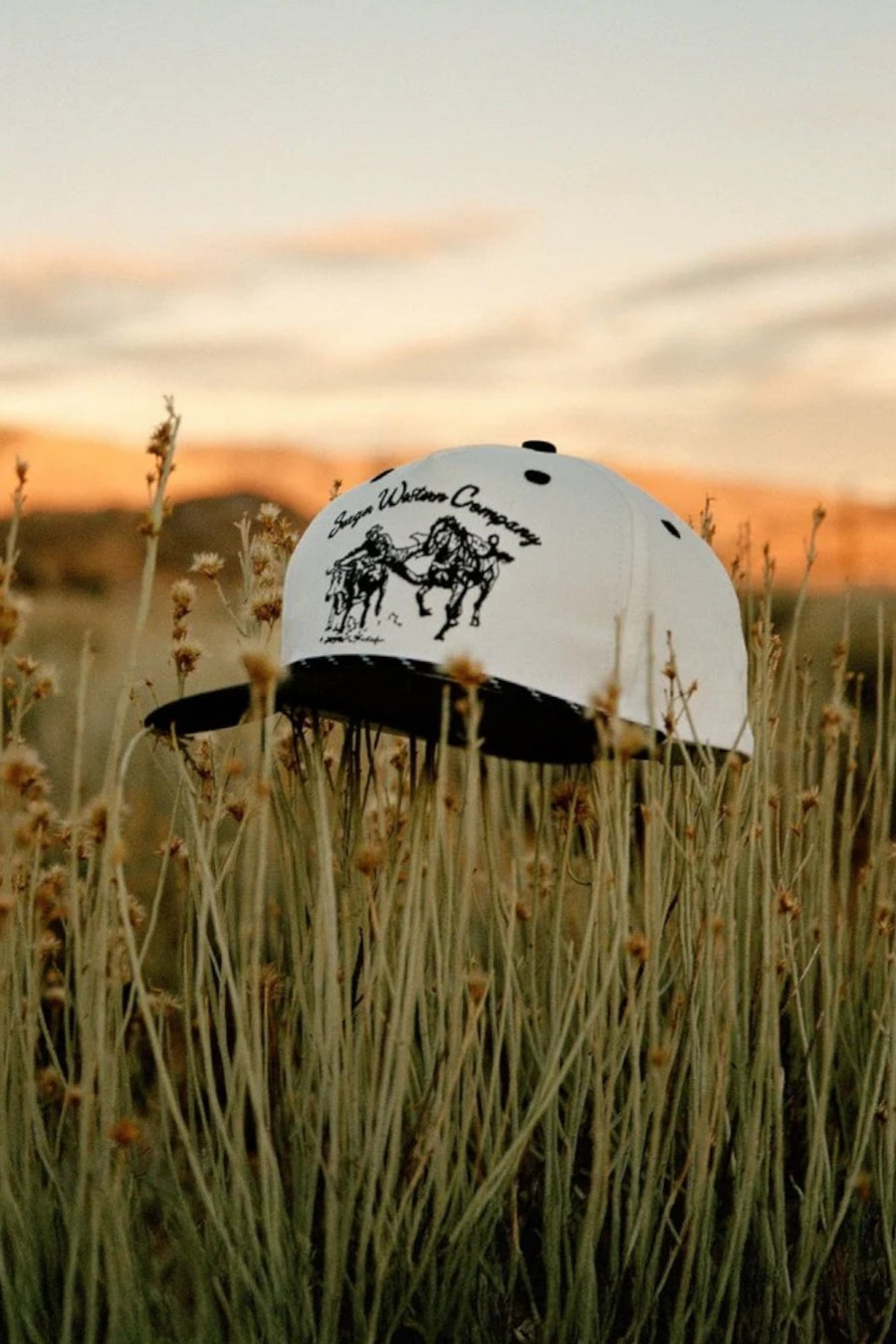 Seager Los Rios Canvas Snapback Cream/Black