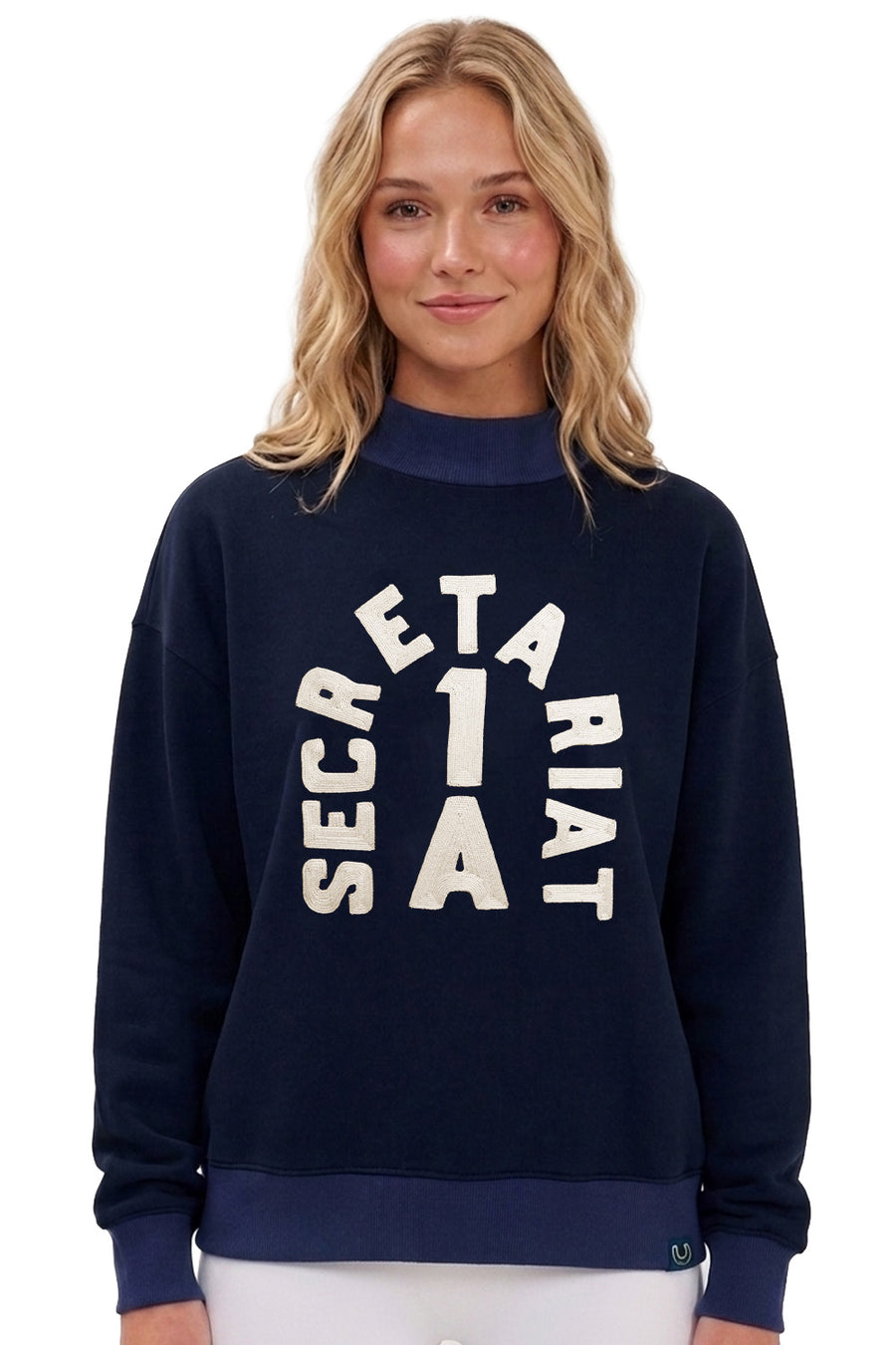 Kentucky Derby 152 Navy Secretariat 1A Mock Neck