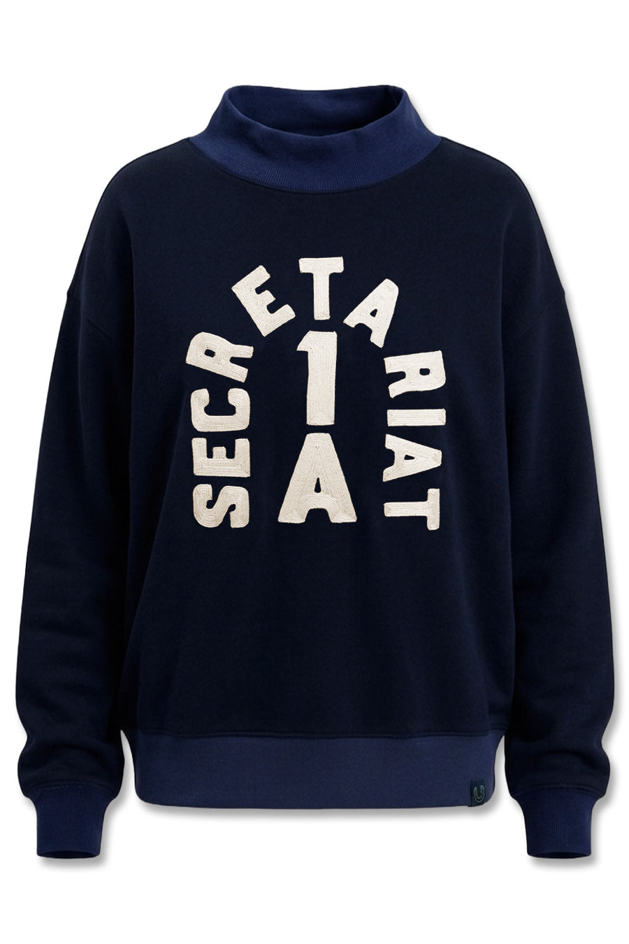 Kentucky Derby 152 Navy Secretariat 1A Mock Neck
