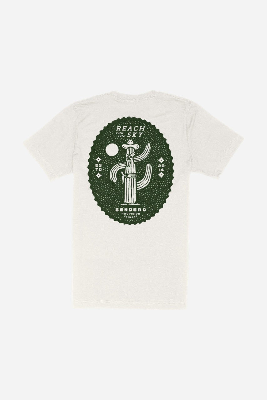 Sendero Provisions Reach For The Sky T-Shirt in Vintage White