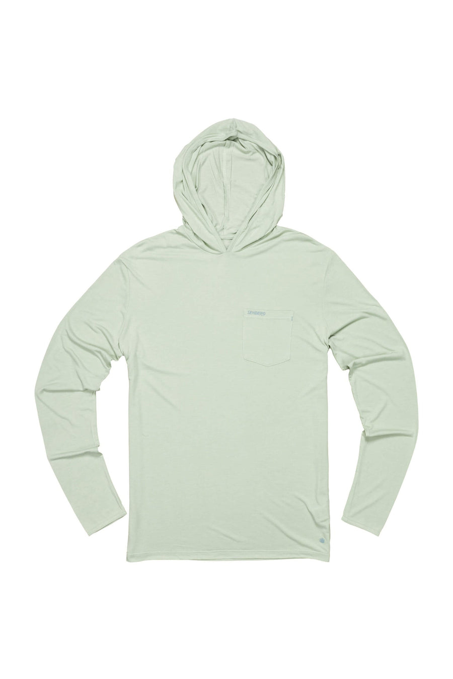 Sendero Provisions Yucatan Bamboo Hoodie Tech Shirt in Flats Green