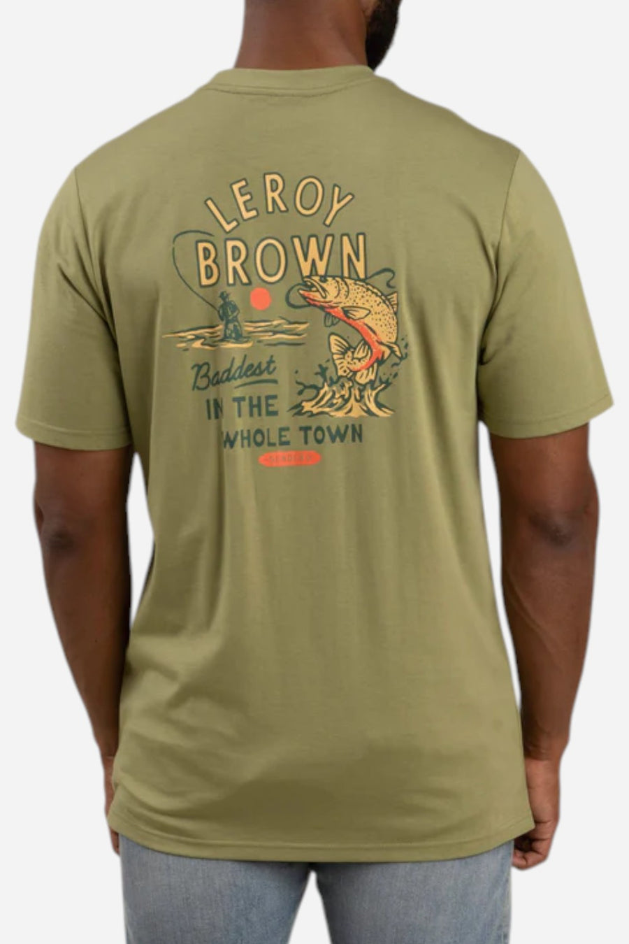 Sendero Provisions Leroy Brown T-Shirt in Sage