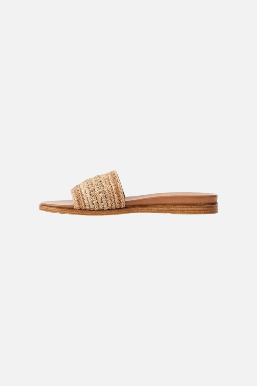 Seychelles Destination Sandal in Natural Raffia