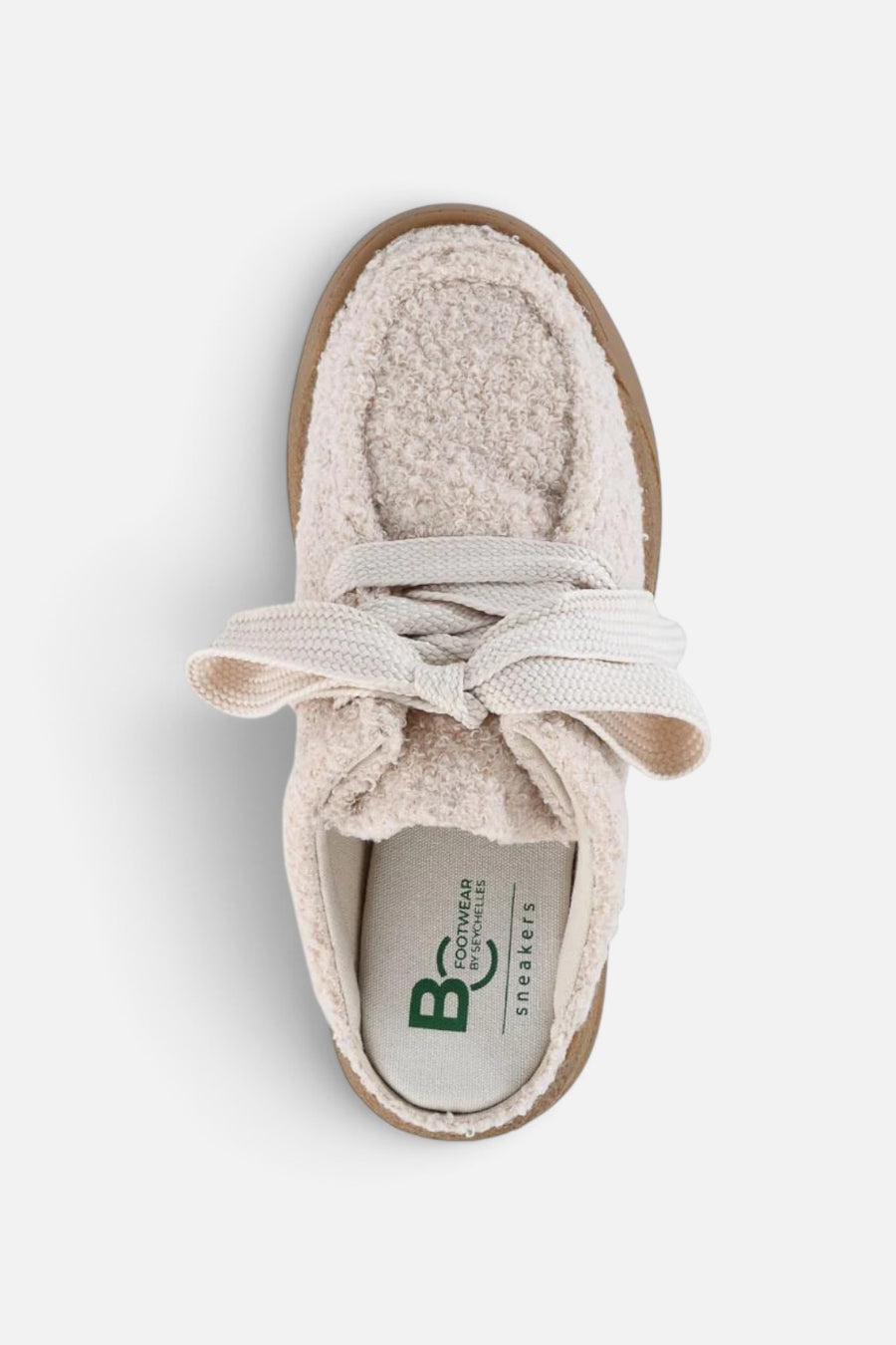 Seychelles Evolution Fleece Platform Mule in Cream