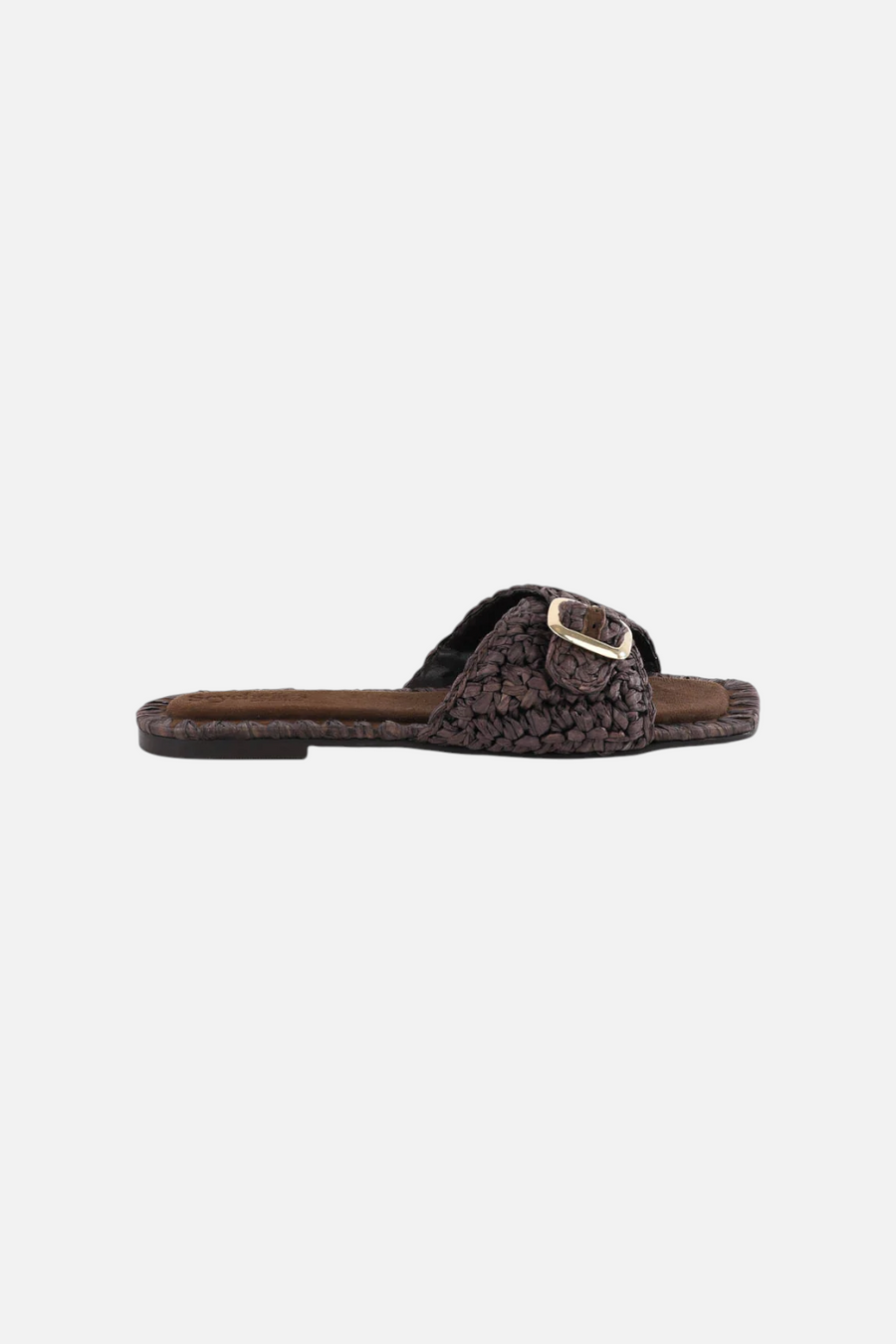 Seychelles Morning Brunch Sandal in Chocolate Raffia