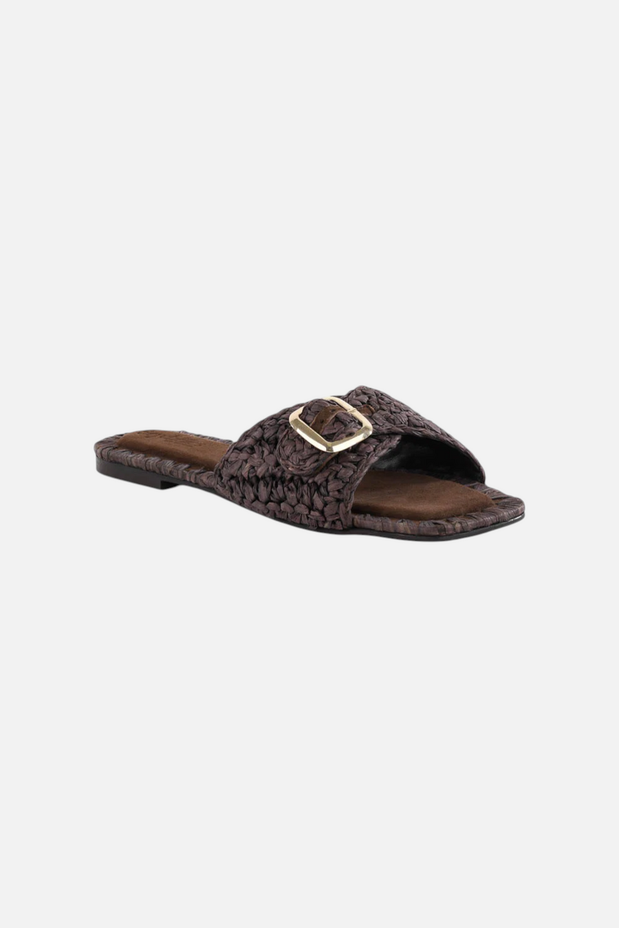 Seychelles Morning Brunch Sandal in Chocolate Raffia