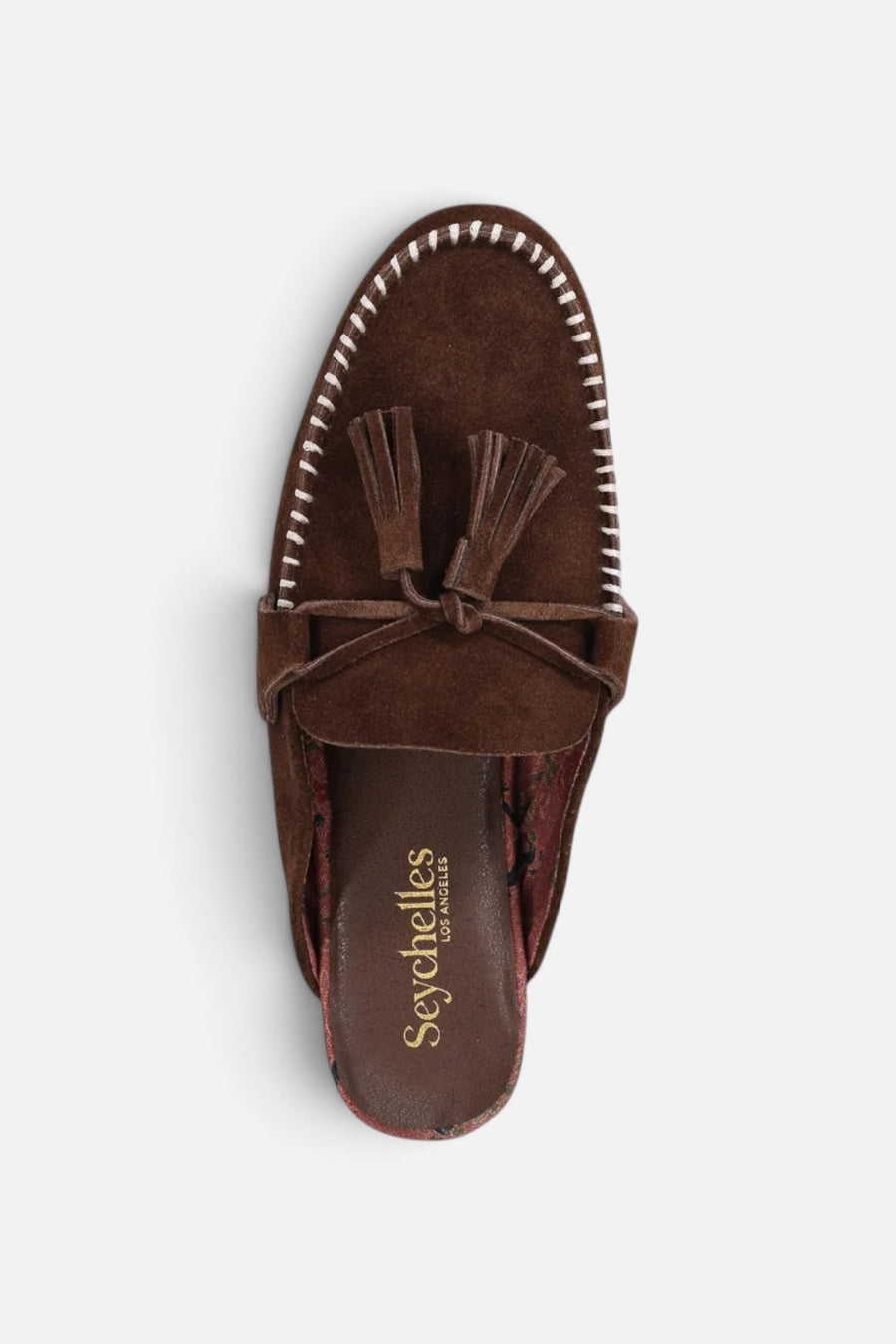 Seychelles Silverlake Mule in brown suede, alternate view 3