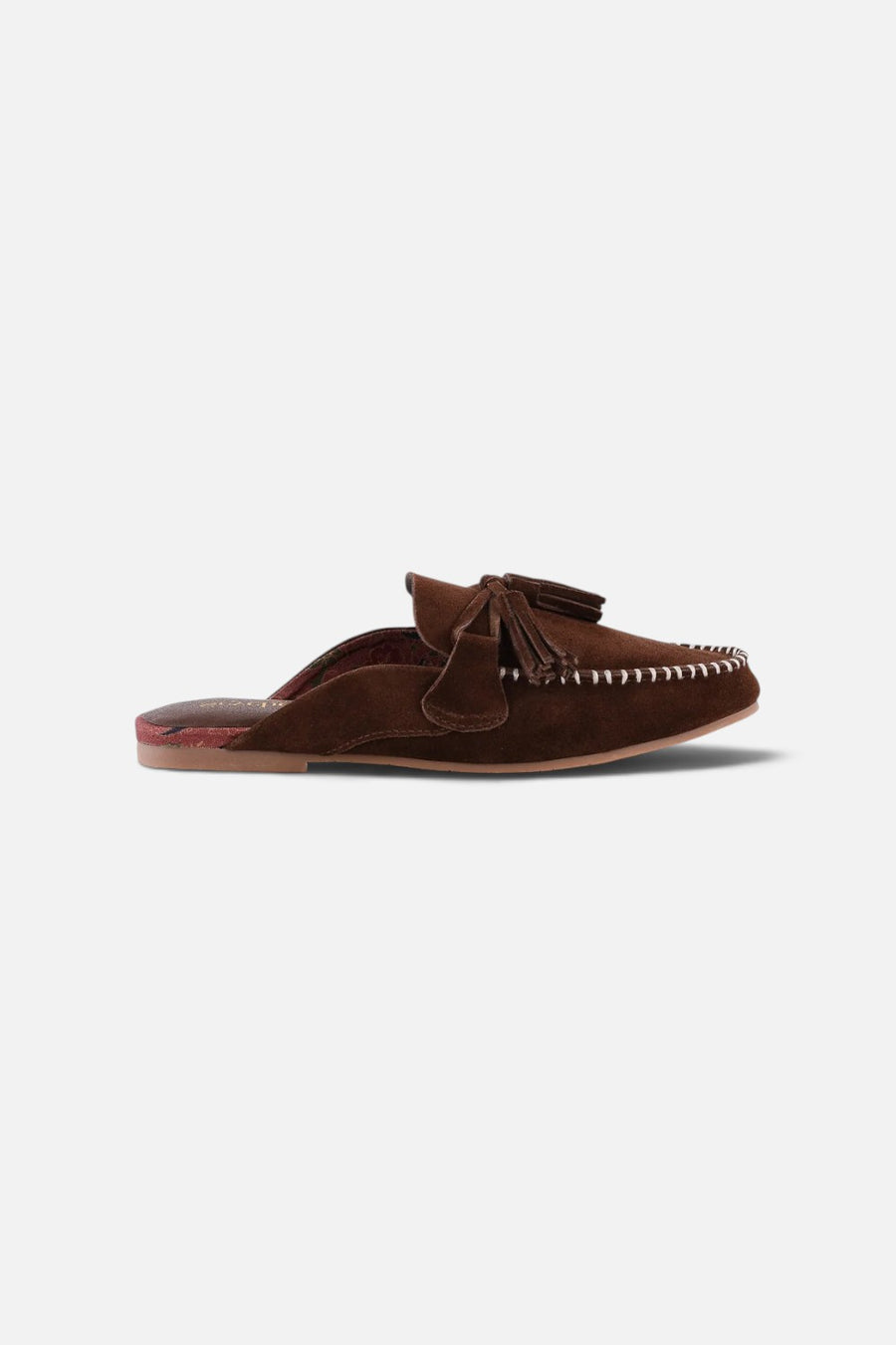 Seychelles Silverlake Mule in brown suede, alternate view 4