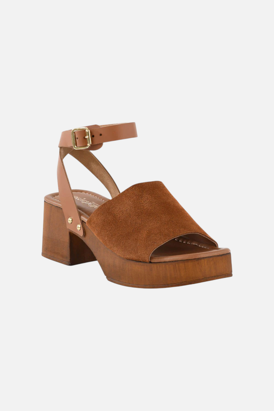 Seychelles Step Forward in Brown Suede Leather