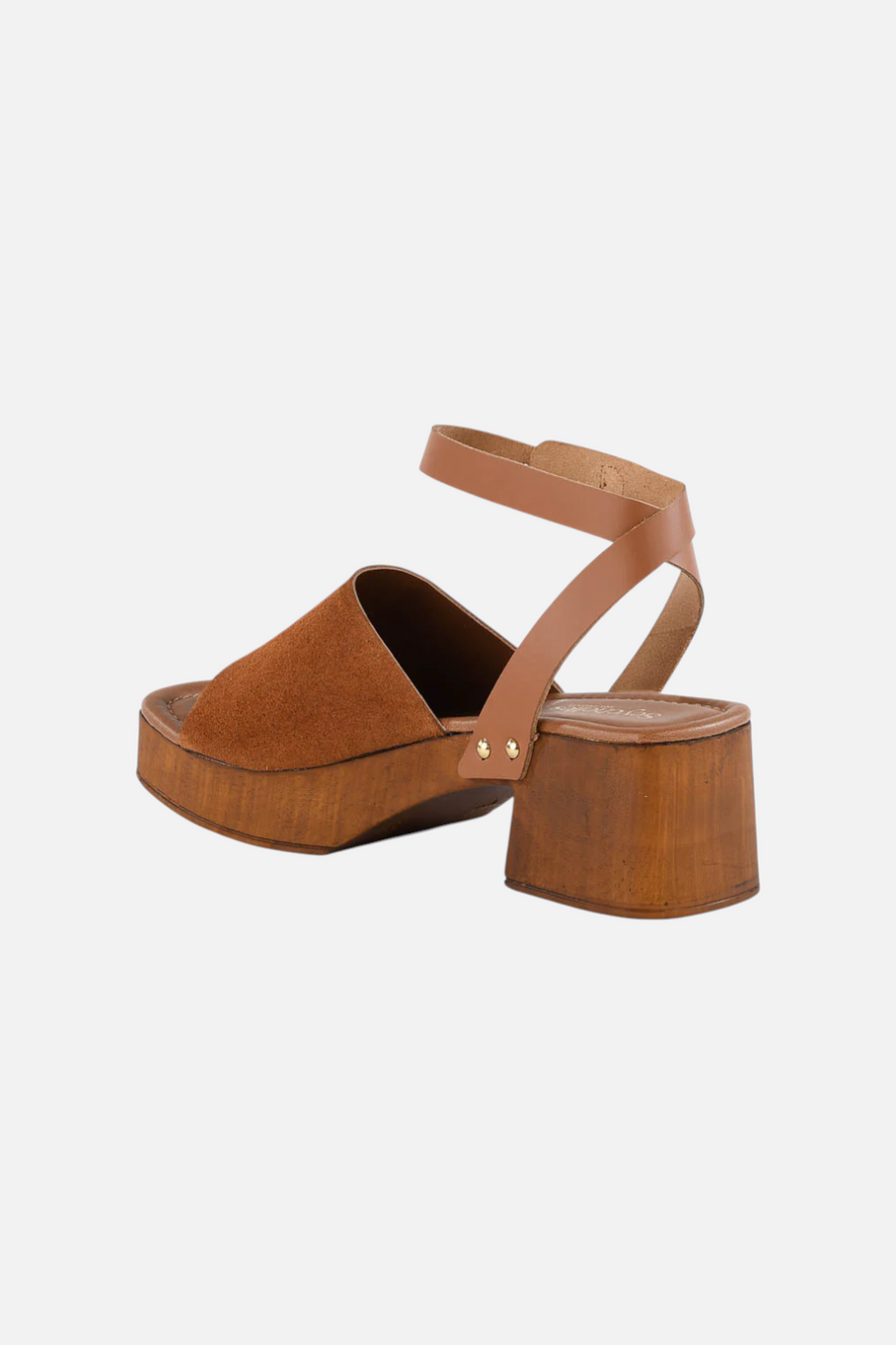 Seychelles Step Forward in Brown Suede Leather