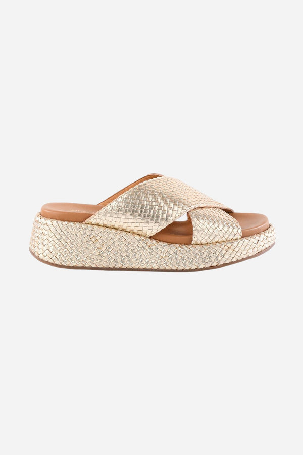 Seychelles Key West Sandal in Metallic Gold