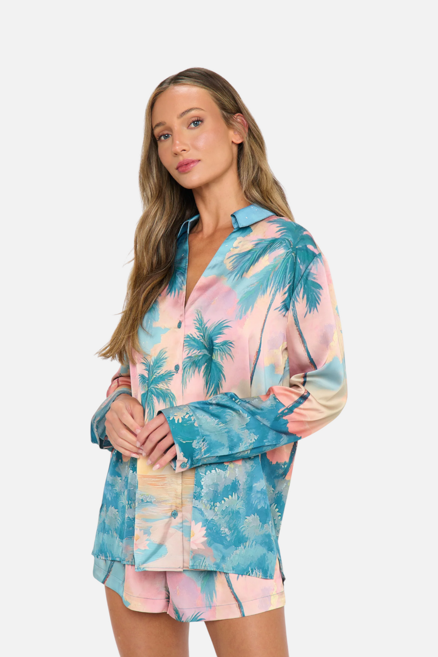 Show Me Your Mumu Early Riser PJ Set in Sunset Cove