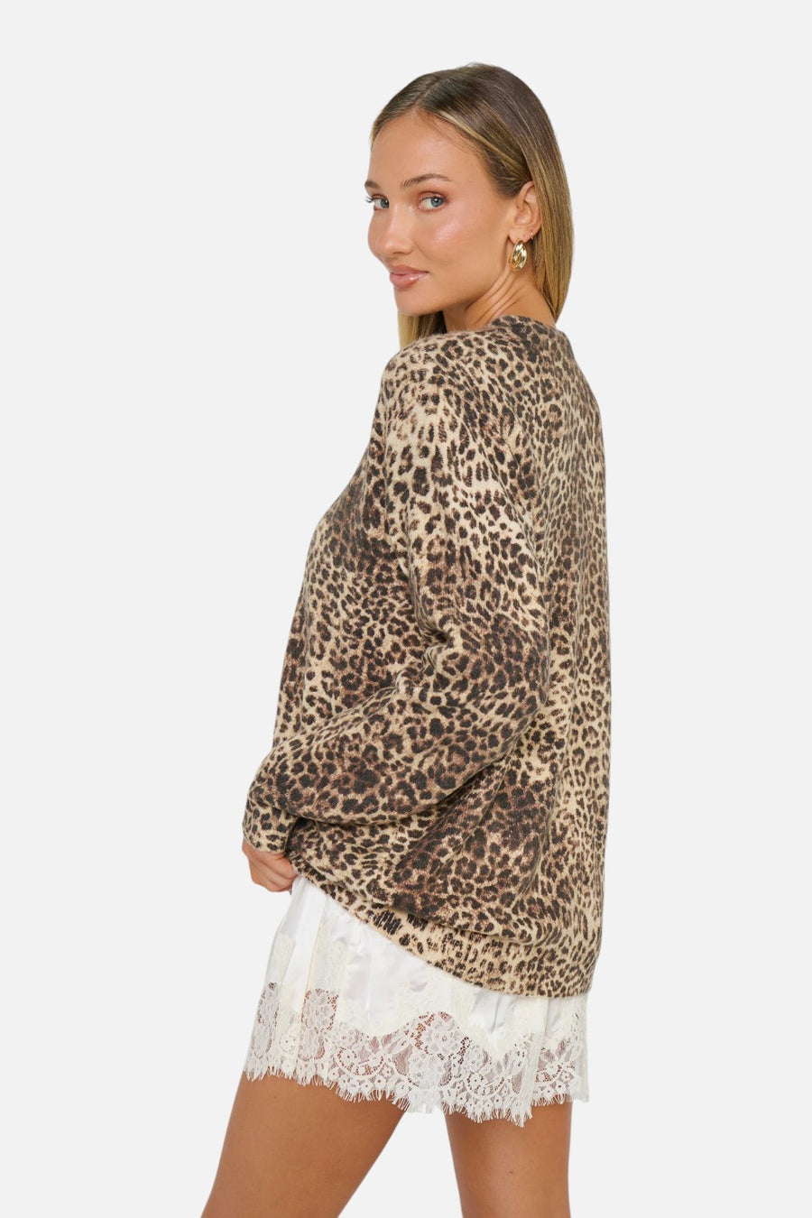 Show Me Your Mumu Feel Good Sweater in Mod Leopard