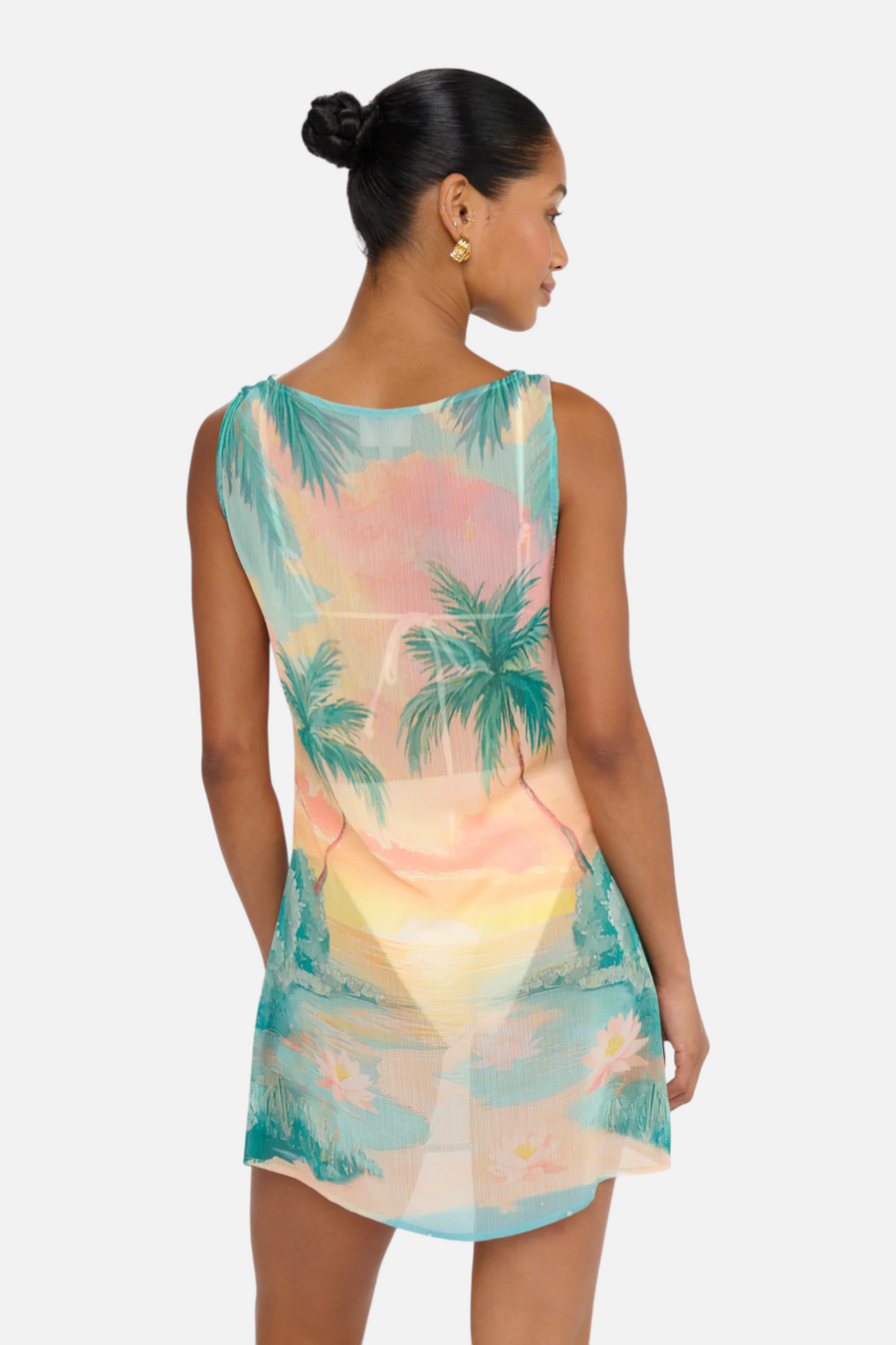 Show Me Your Mumu Kiki Mini Dress Sunset Cove