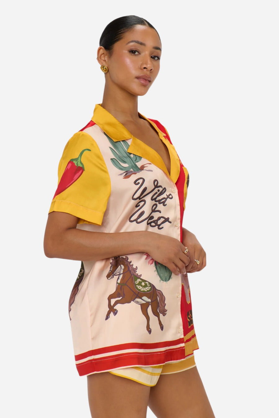 Show Me Your Mumu Home and Away PJ Set in Lone Star Silky
