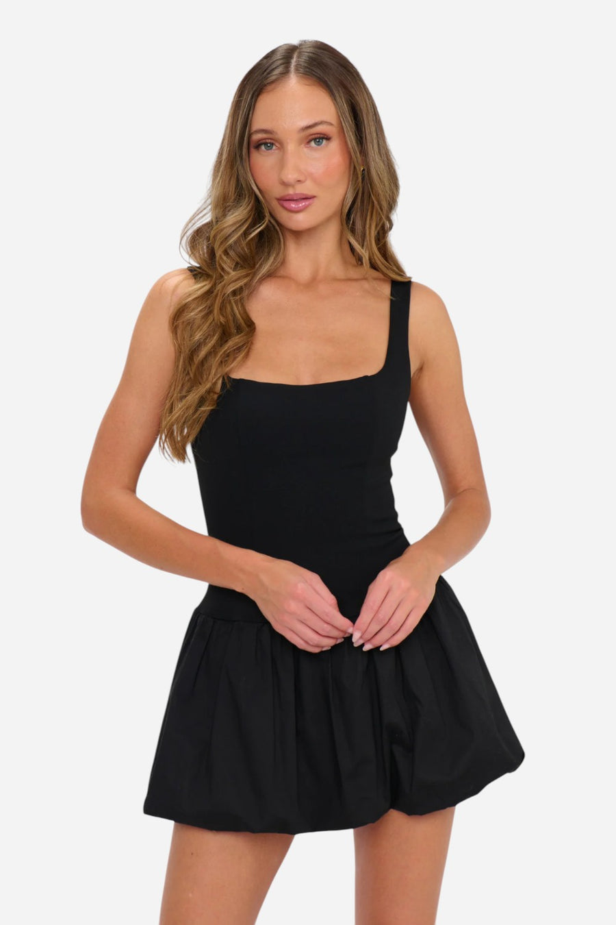 Show Me Your Mumu Marlo Mini Dress in Black