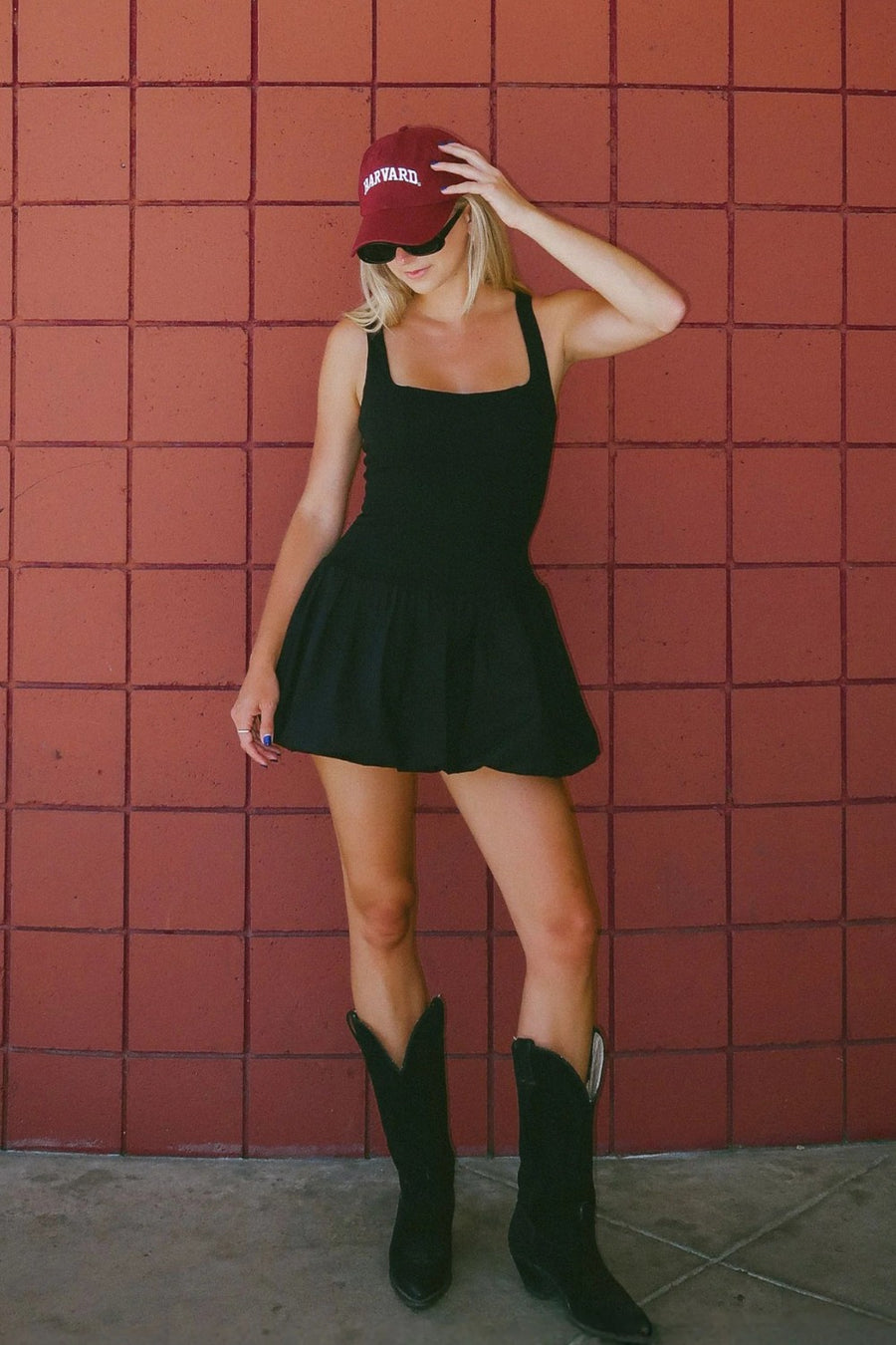 Show Me Your Mumu Marlo Mini Dress in Black