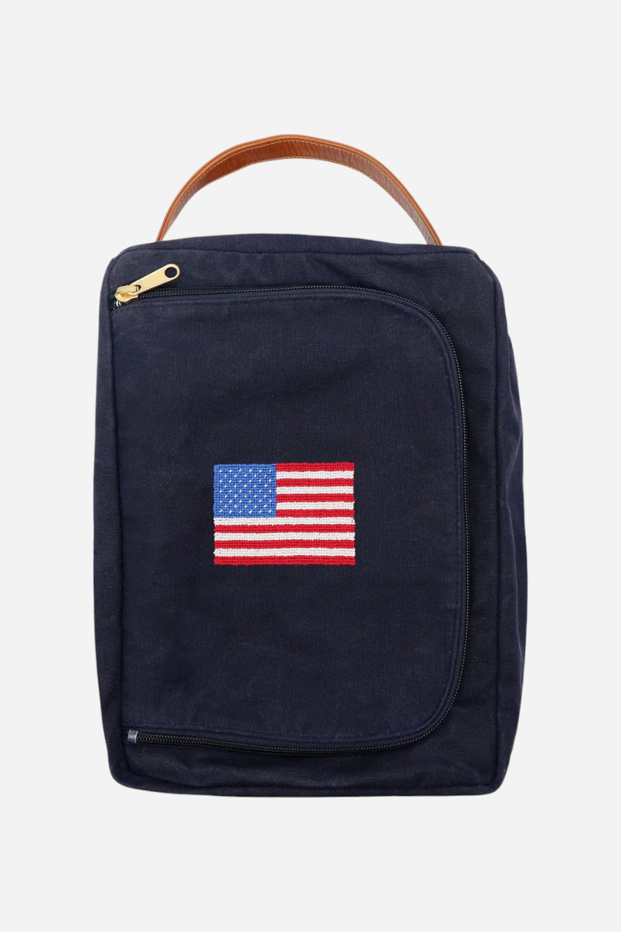 Smathers & Branson American Flag Shoe Bag in Navy