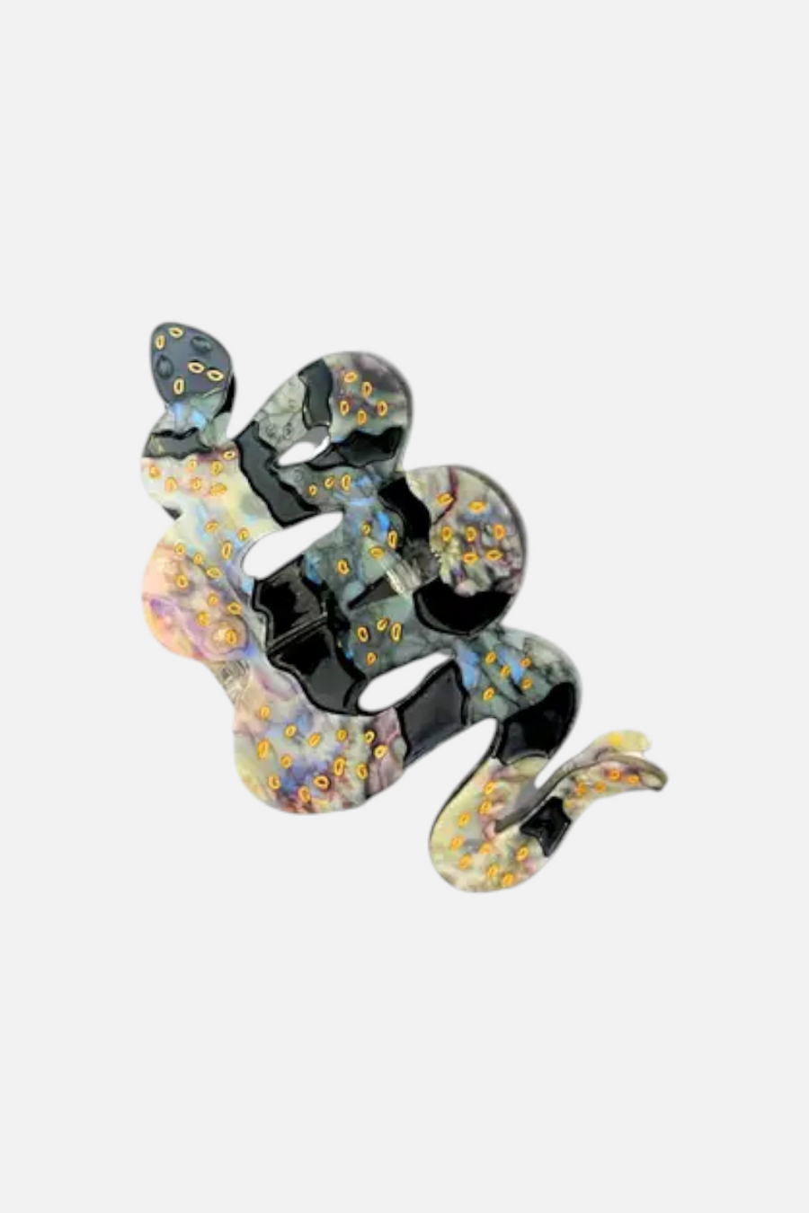 Solar Eclipse Limited Addition Hand-painted Snake Claw Hair Clip