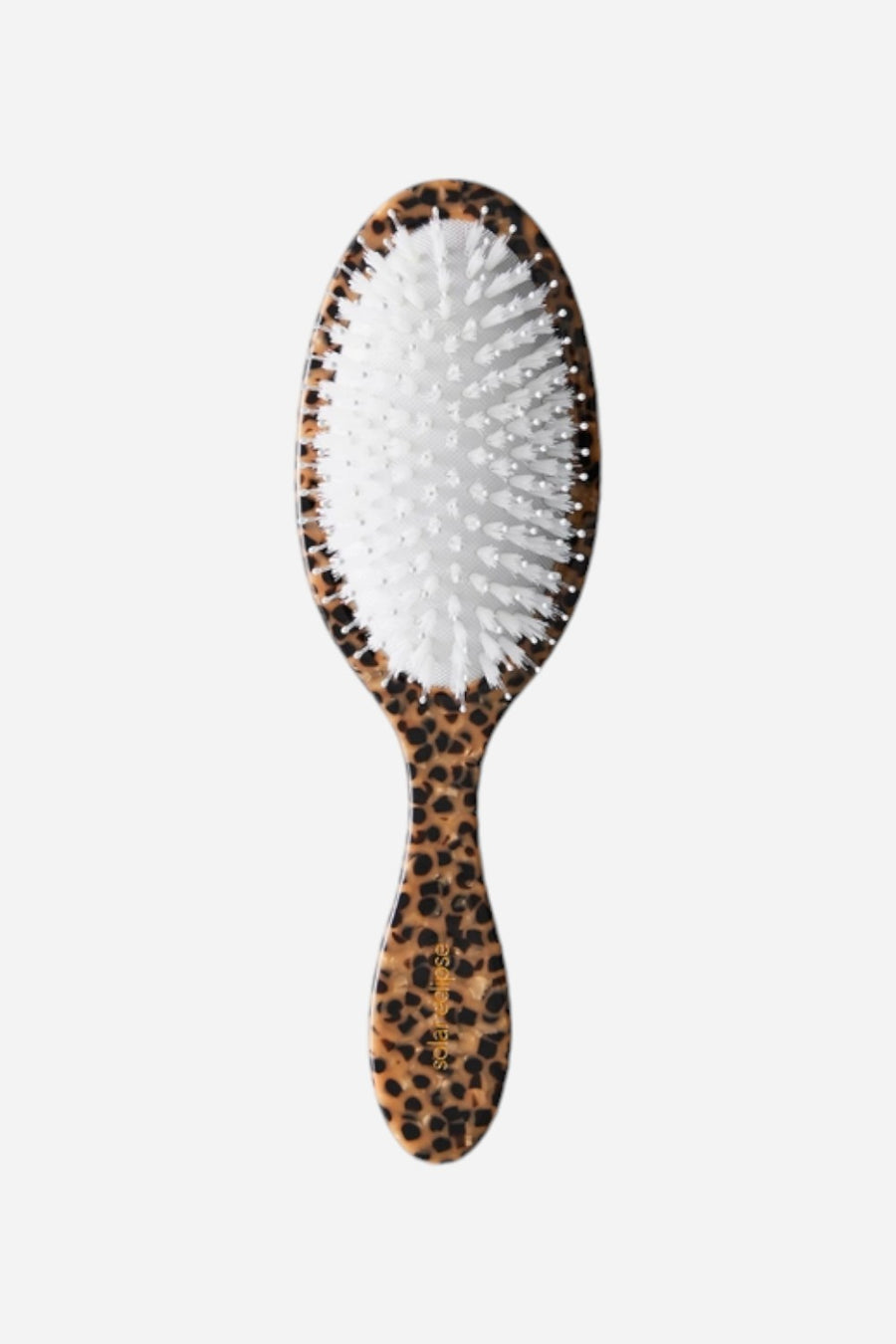 Solar Eclipse Leopard Acetate Hair Brush