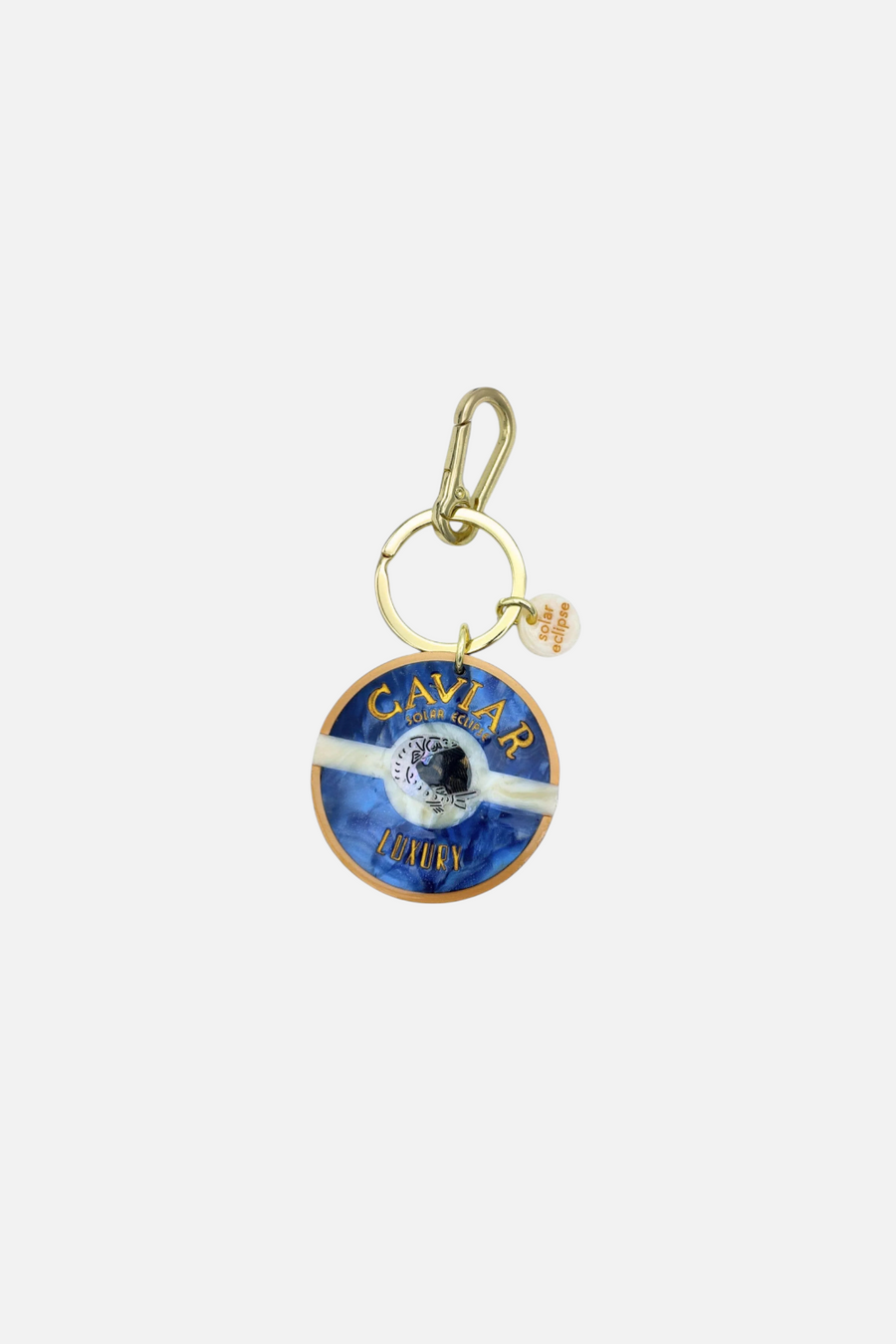 Solar Eclipse Caviar Keychain