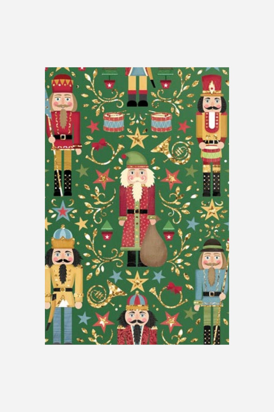 Sparkling Nutcracker Gift Wrapping Paper - Jumbo