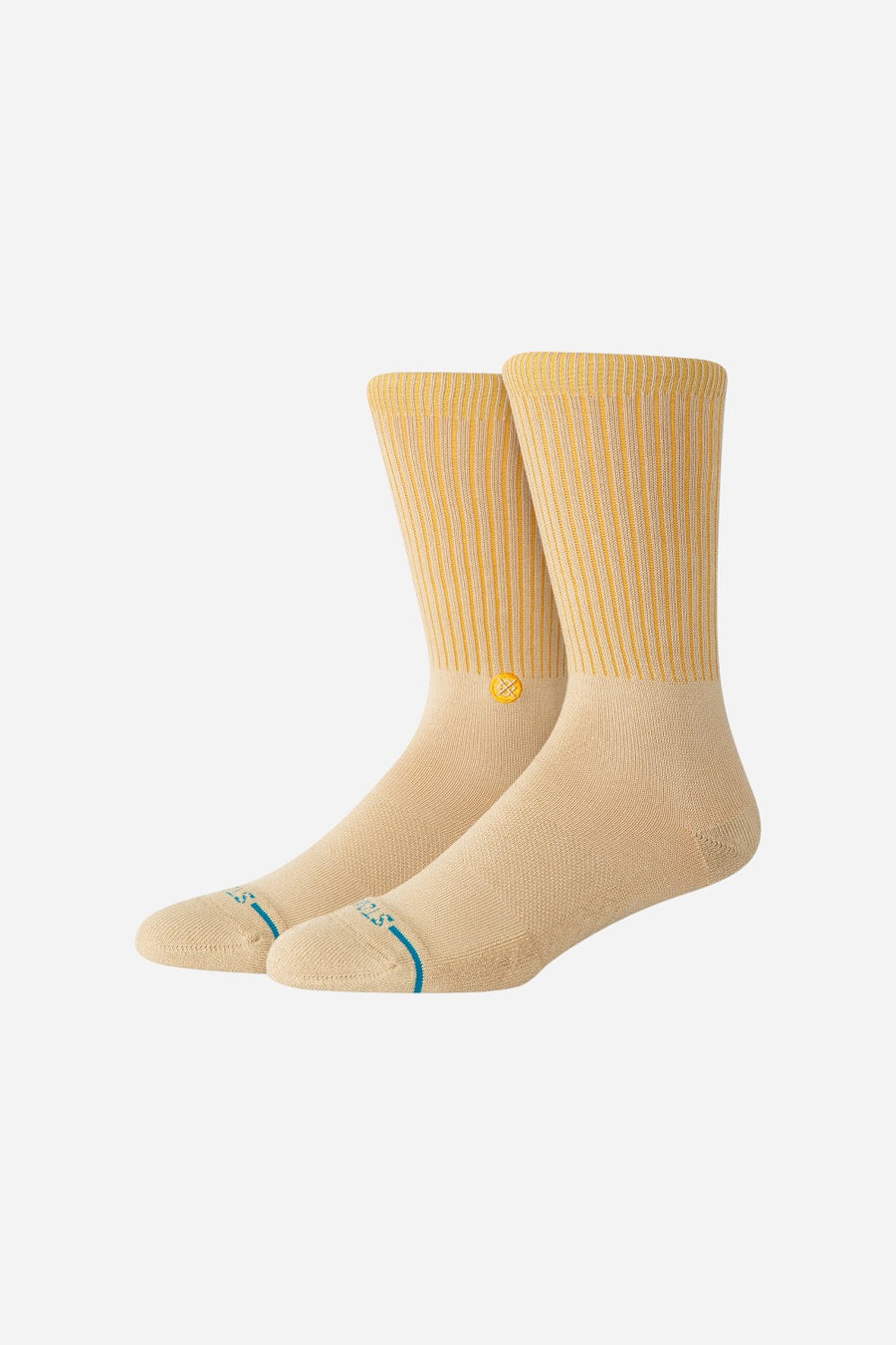 Stance Icon Crew Socks in Pop - Sand