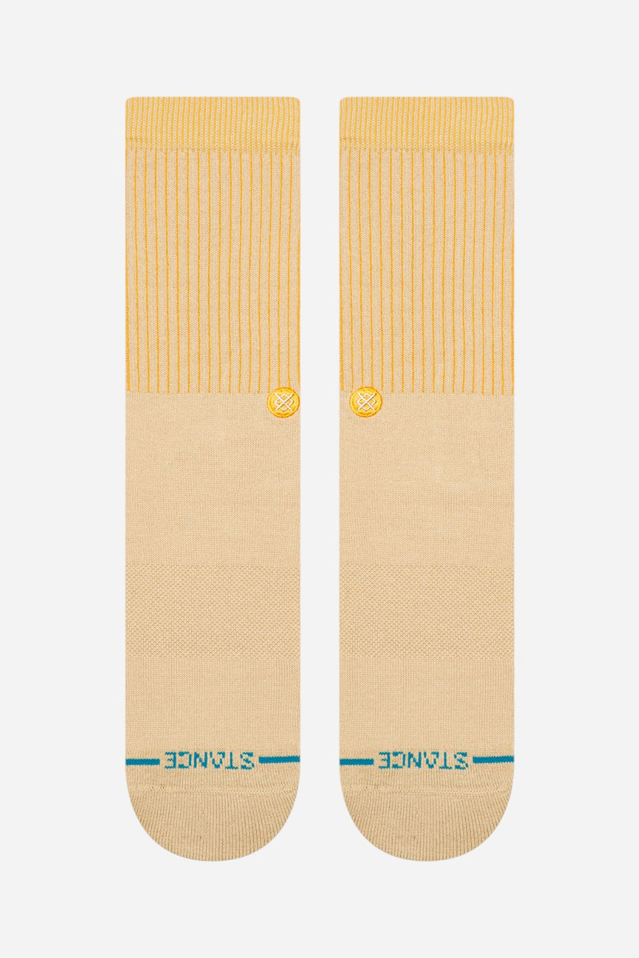 Stance Icon Crew Socks in Pop - Sand