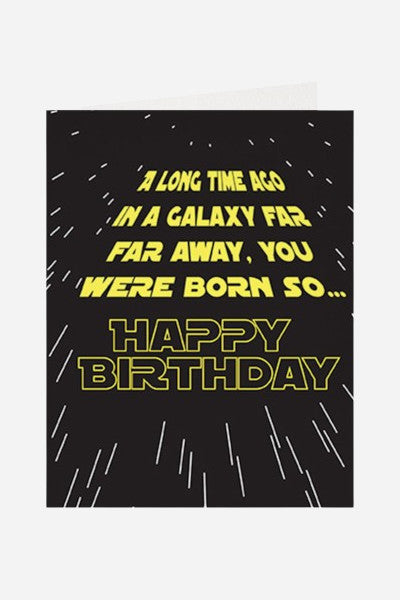 Halfpenny Postage Star Wars Birthday Card