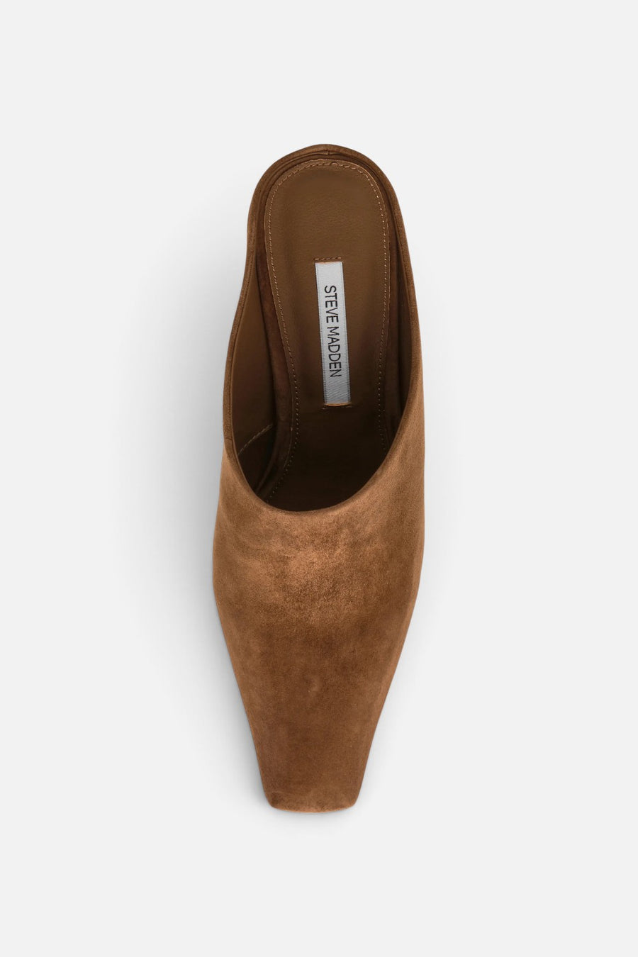 Steve Madden Jamason Heeled Mule in Light Brown Suede