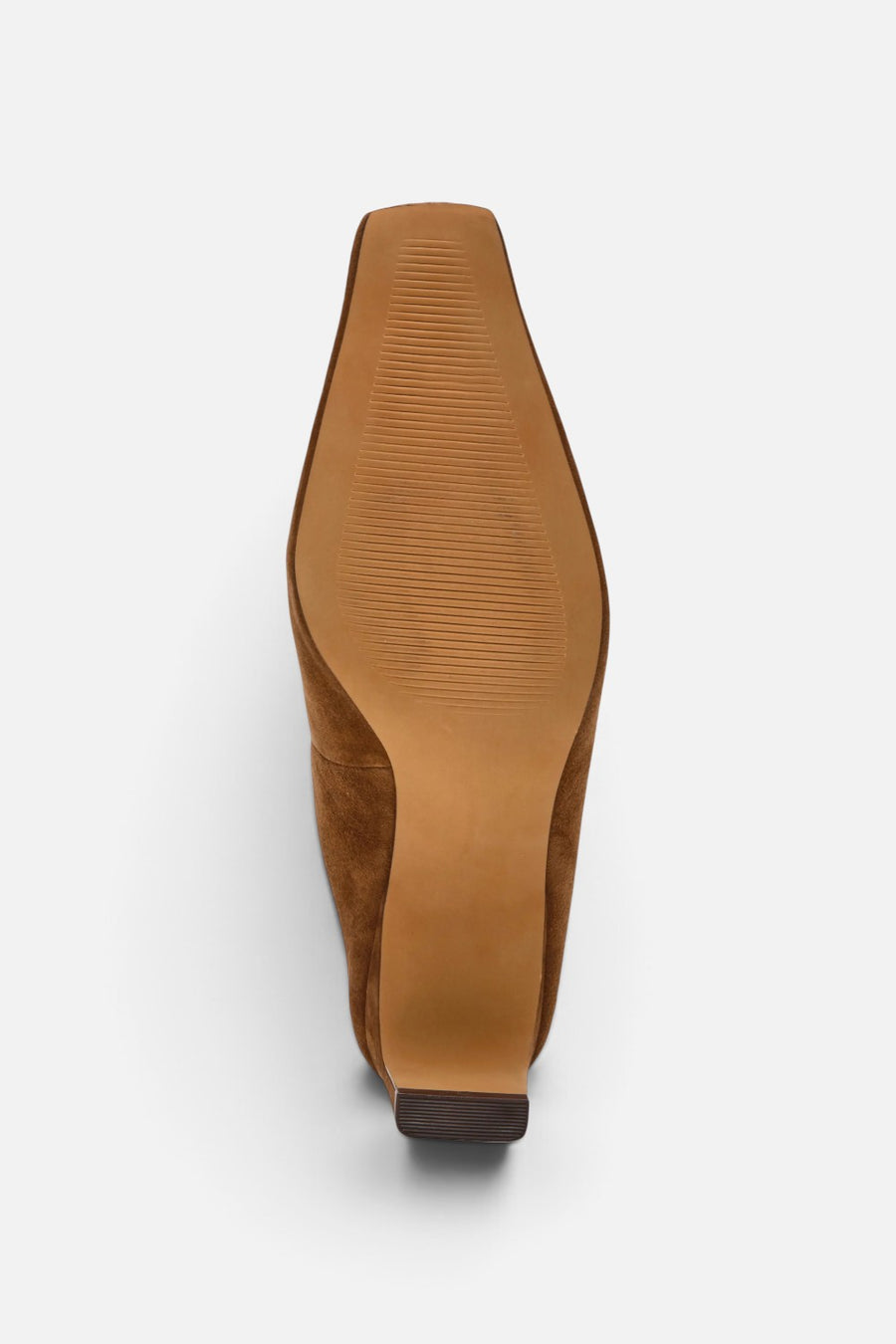 Steve Madden Jamason Heeled Mule in Light Brown Suede