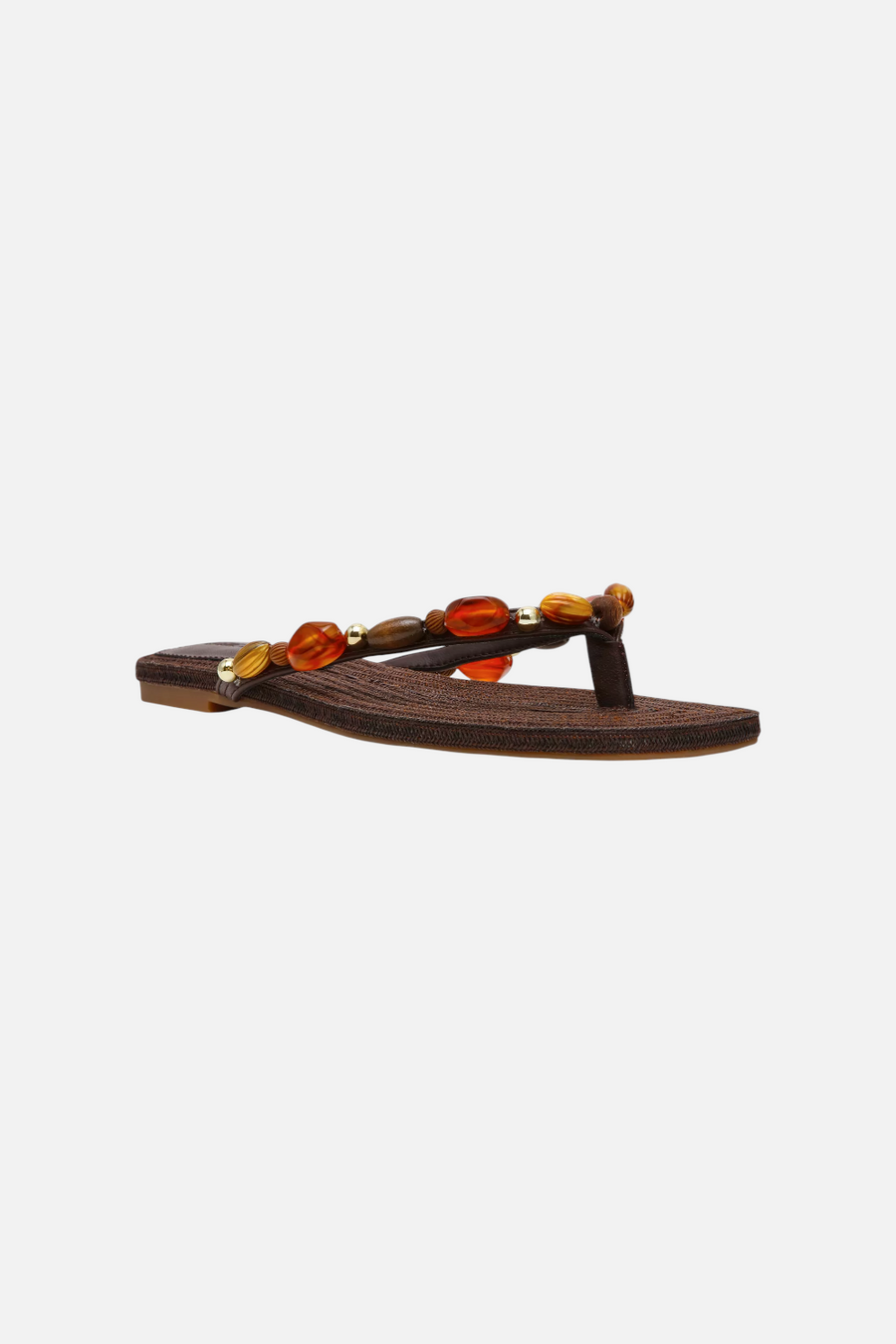 Steve Madden Marble Embellished Sandal in Brown
