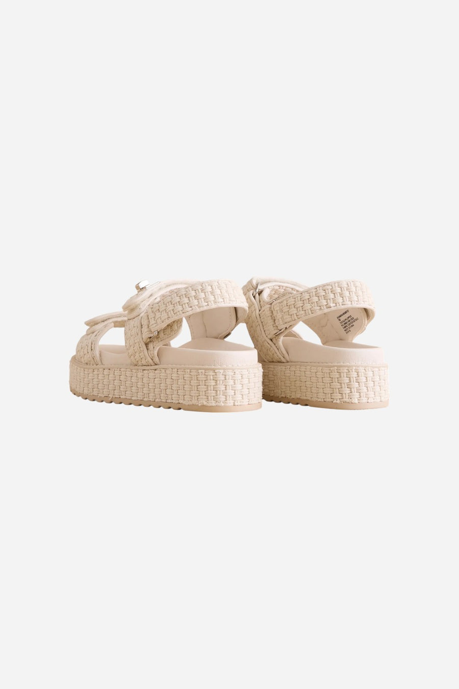 Steve Madden Bigmona Flatform in Bone Woven