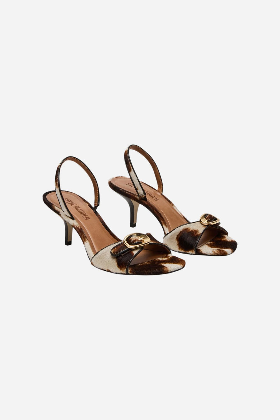 Steve Madden Henrietta in Brown Cow Print