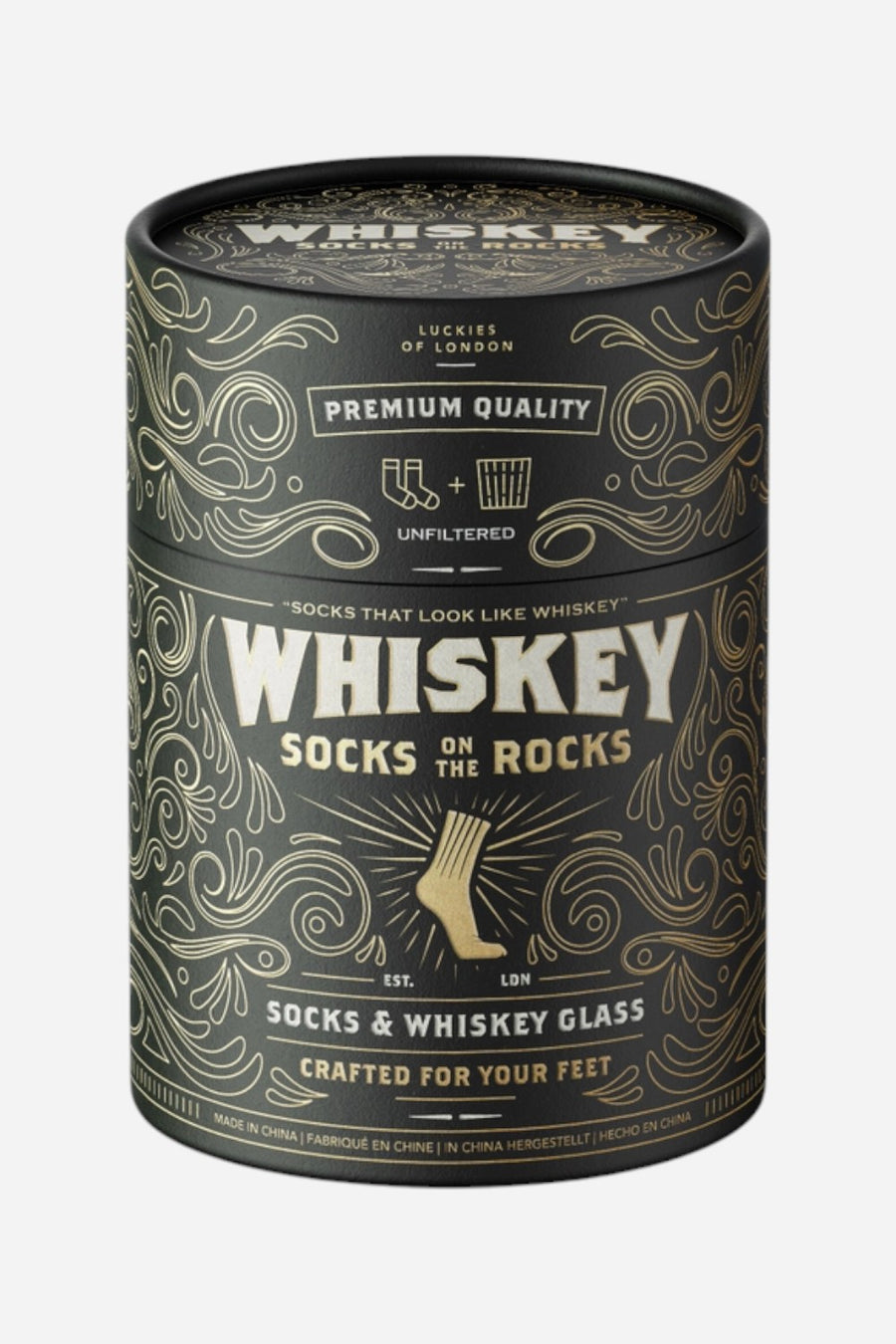 Suck UK Whiskey Socks On The Rocks